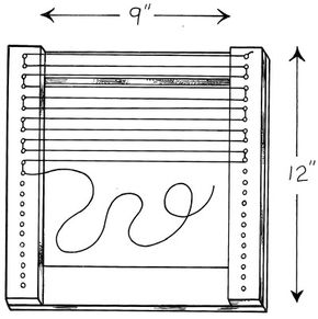 Weaving frame