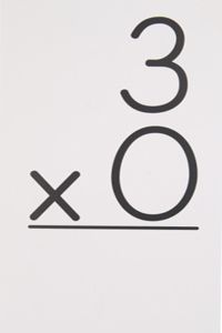 The multiplication property of zero: Regardless of what the other number is, multiplying by zero always results in an answer of zero.
