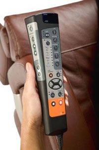 Users can control the HT-7450 with a remote control.