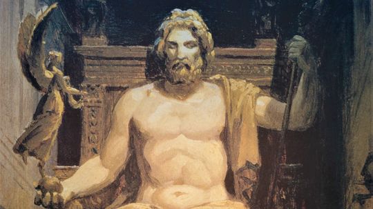 奥林匹亚宙斯雕像”width=