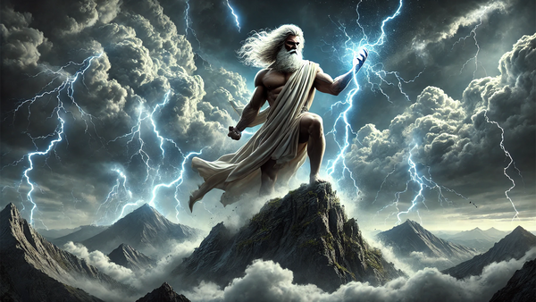 Zeus, God of the Gods and King of Mount Olympus