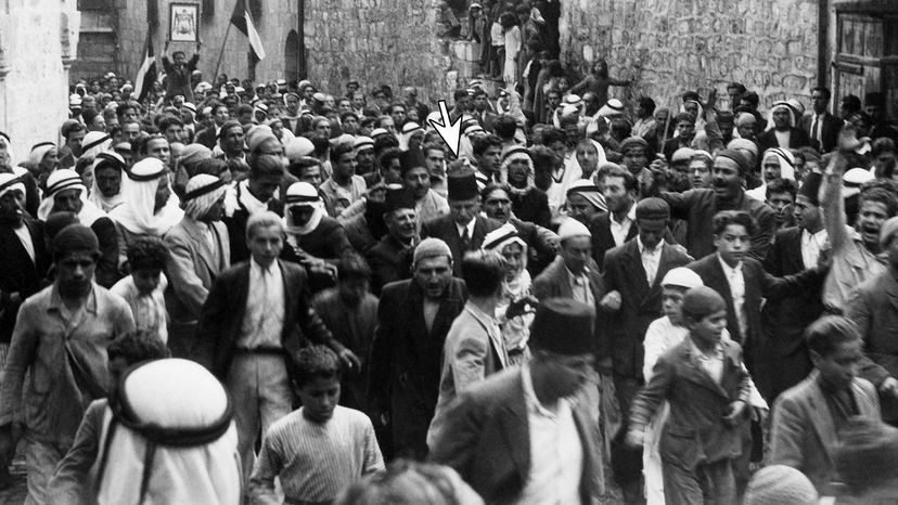 Arab demonstration against Jewish immigration, 1938