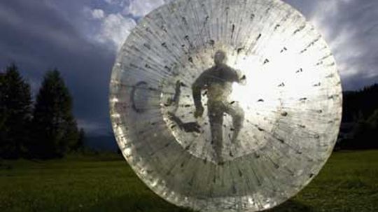 What is zorbing?
