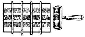 Illustration of a paint roller