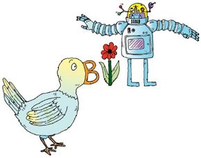 Illustration of a name art writing activity