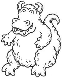 Illustration of a monster