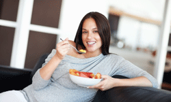 In your second trimester, your appetite is likely growing.