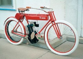 The 1904 Marsh was built with parts crafted in-houseat the Marsh brothers factory in Brockton, Mass.See more motorcycle pictures.