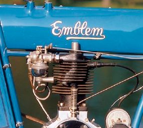 The top-of-the-line Emblems came with a seven-horsepower twin-cylinder engine, though thismodel is equipped with a single.