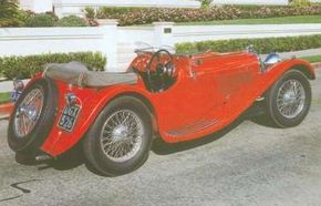 The 1936 SS Jaguar 100 two-seater was a newcomer for the season.