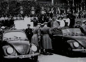 With much fanfare, Adolf Hitler on May 26, 1938, presided over the cornerstone ceremony for the new Volkswagen factory in what would later be called Wolfsburg.