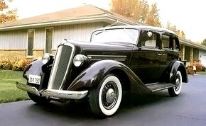 The 1935 Graham Blue Streak Model 73 Special Six Touring Sedan sold for a modest $845.
