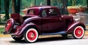 The 1934 Ford DeLuxe five-window coupe was a hit with 26,879 buyers.