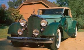 The 1934 Packard Eight was the low-level, but most popular, series for that year. See more classic car pictures.