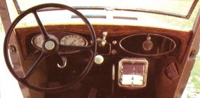 1934 Plymouth PE DeLuxe interior