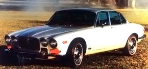 在美国保险杠法规出台之前，XJ6采用了更高的格栅。＂width=