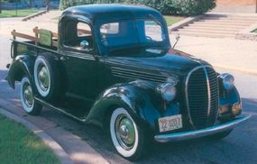 The highly collectible 1939 Ford pickup had a roomier cabin with a hot-water heater to replace the inefficient fresh-air heater.