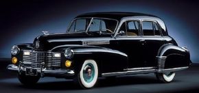 New styling for 1941 included an eggcrate grill, seen on this 1941 Cadillac Sixty Special sedan.