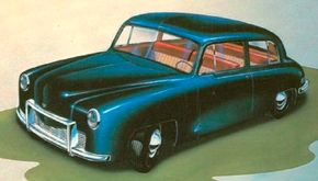 1947 Kasier-Frazer sketch