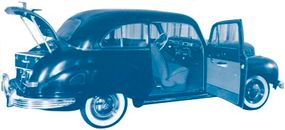 1940s Willys 6/66 concept car Model 6-70 with interior view. 