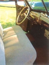 1941 Ford Super Deluxe interior