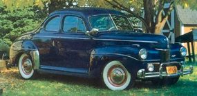 Among the production 1941 Fords was the $807 Super DeLuxe five-passenger coupe.