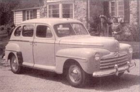 By 1948, Fords, including the Super DeLuxe Fordor, were beginning to look pretty dated.