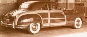 The eight-cylinder convertible accounted for the bulkof Town &amp; Country production through 1950.