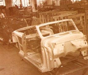 Construction of the Town &amp; Country convertible involved a lot of time-consuming hand labor.