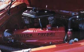 The Buick Super Convertible was powered by a Fireball engine.