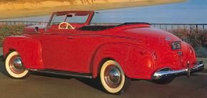 The 1941 Plymouth Special Deluxe convertible was designed to compete with Chevy and Ford's models. See more classic car pictures.