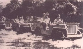 The jeep garnered quite a reputation as the first vehicles to pass the treacherous Burma Road.