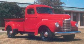 What the rugged 1948 International KB-2 pickup truck may have lacked in postwar visual appeal, it made up for in durability. See more classic car pictures.