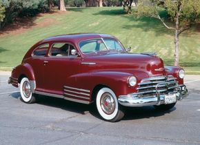 The 1947 Chevrolet Fleetline Aerosedan was an extremely popular model. See more pictures of classic cars.
