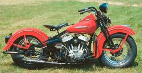 The 1948 Harley-Davidson WL looked very similar to Harley's Big Twin flatheads of the era.