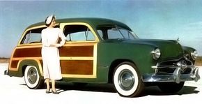 1949-1951 ford mercury woody brochures