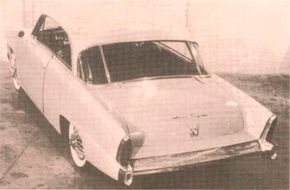 1950s Willys concept cars rear view.