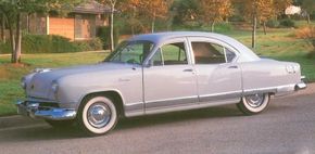 The 1951 Kaiser Traveler received the same handsome all-new styling as the rest of the Kaiser-Frazer line.