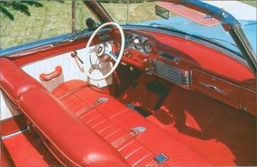 1952 Packard 250 Convertible Coupe Upholstery