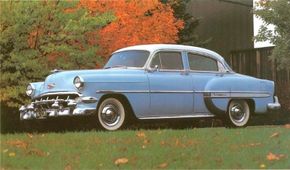 1954 Chevrolet Bel Air four-door sedan.