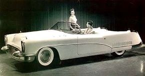 The Buick Wildcat is seen here as GeneralMotors photographed it in 1953. See more classic car pictures.