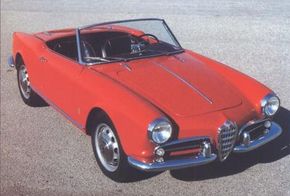 The basic Giulietta Spider was powered by a 1.3-literfour-cylinder engine that was good for 80 horsepowerby the time this 1959 first hit the road.