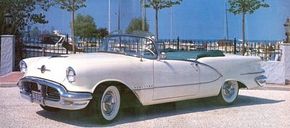 The 1956 Starfire Ninety-Eight convertible