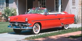 The 1954 Ford Crestline Sunliner Convertible was well-equipped with high technology for its day. See more pictures of classic cars.