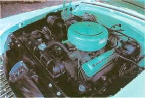 The 1954 Mercury Sun Valley featured a ball-joint front suspension and a new overhead-valve V-8.