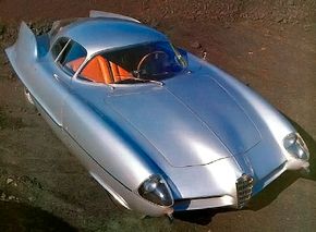 The 1955 Alfa Romeo Bertone BAT 9 had a futuristic design. See more classic car pictures.