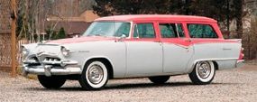 With an available 193 horsepower, the 1955 Dodge Royal Sierra Custom station wagon was powerful and practical.