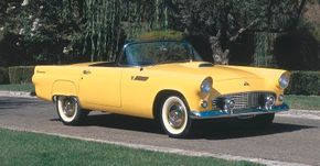 The 1955 Ford Thunderbird convertible is an enduring                               American classic. See more pictures of classic cars.