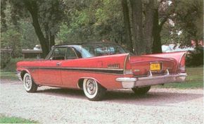 The 1957 Chrysler New Yorker stunned the automotive world with its daring finned design. See more classic car pictures.