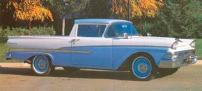 The Ford Ranchero was designed to be low, wide, and aerodynamic.